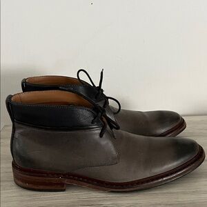 Cole Haan Black and Brown Chukka Boots